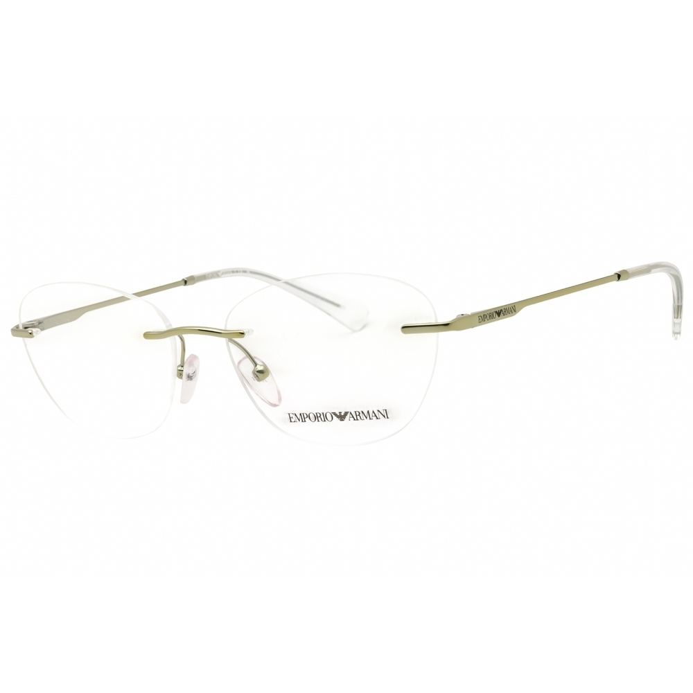Emporio Armani EA1167 Eyeglasses Metallic Green Metal Cat-Eye